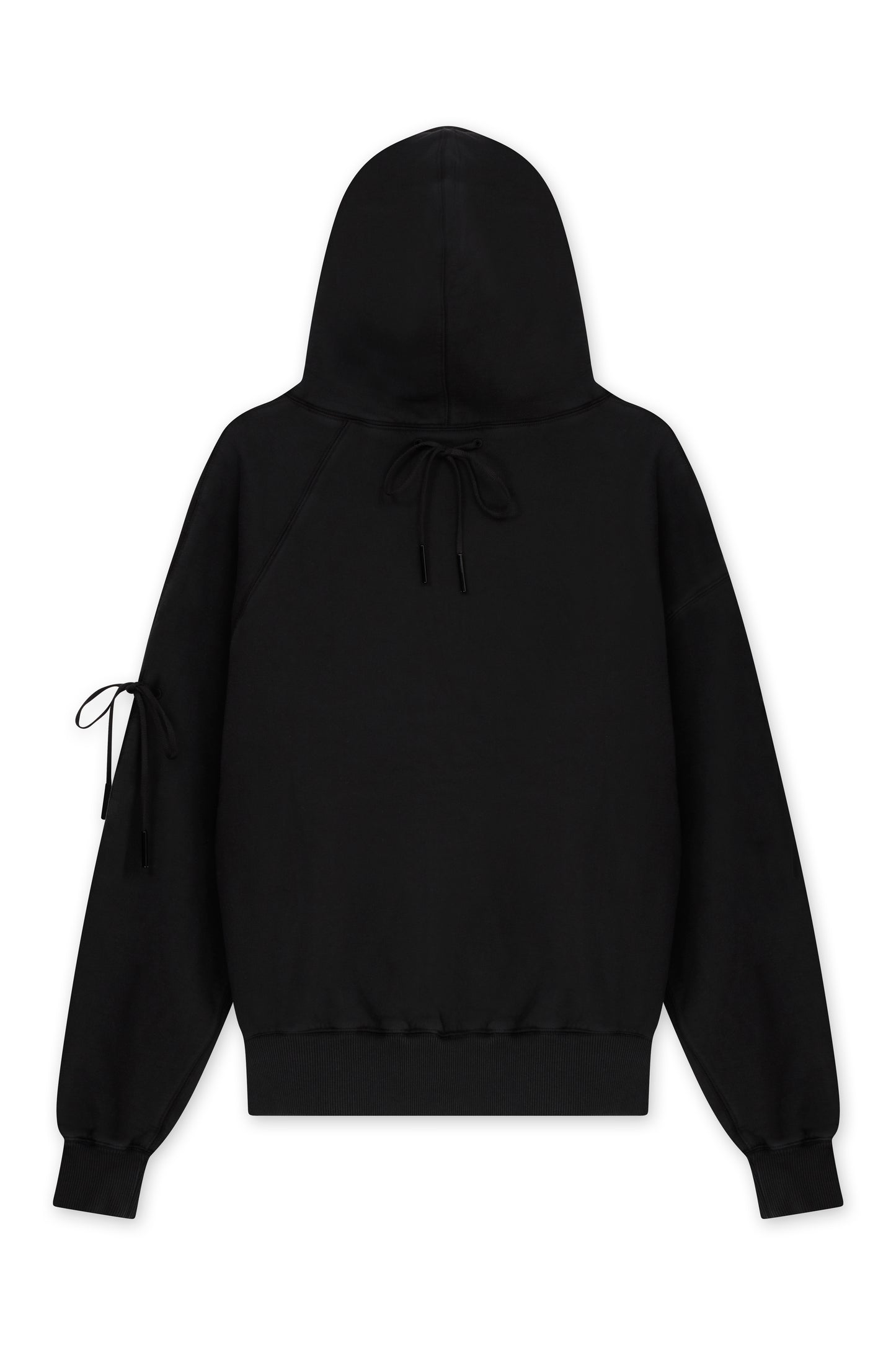 AFP HAND EMBROIDERED CHEST EARTH HOODIE BLACK
