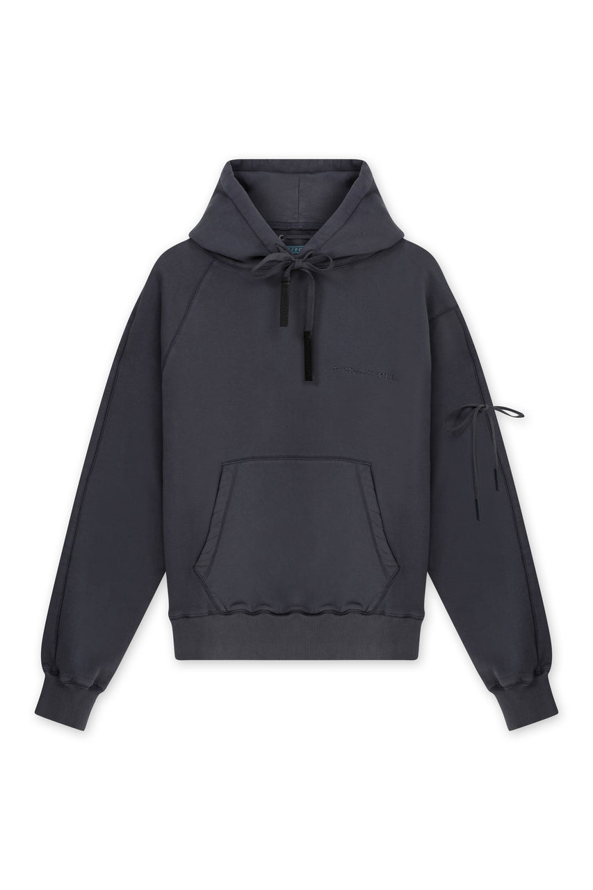 HAND EMBROIDERED CHEST EARTH HOODIE