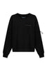 hand stitch earth sweater / black / £135
